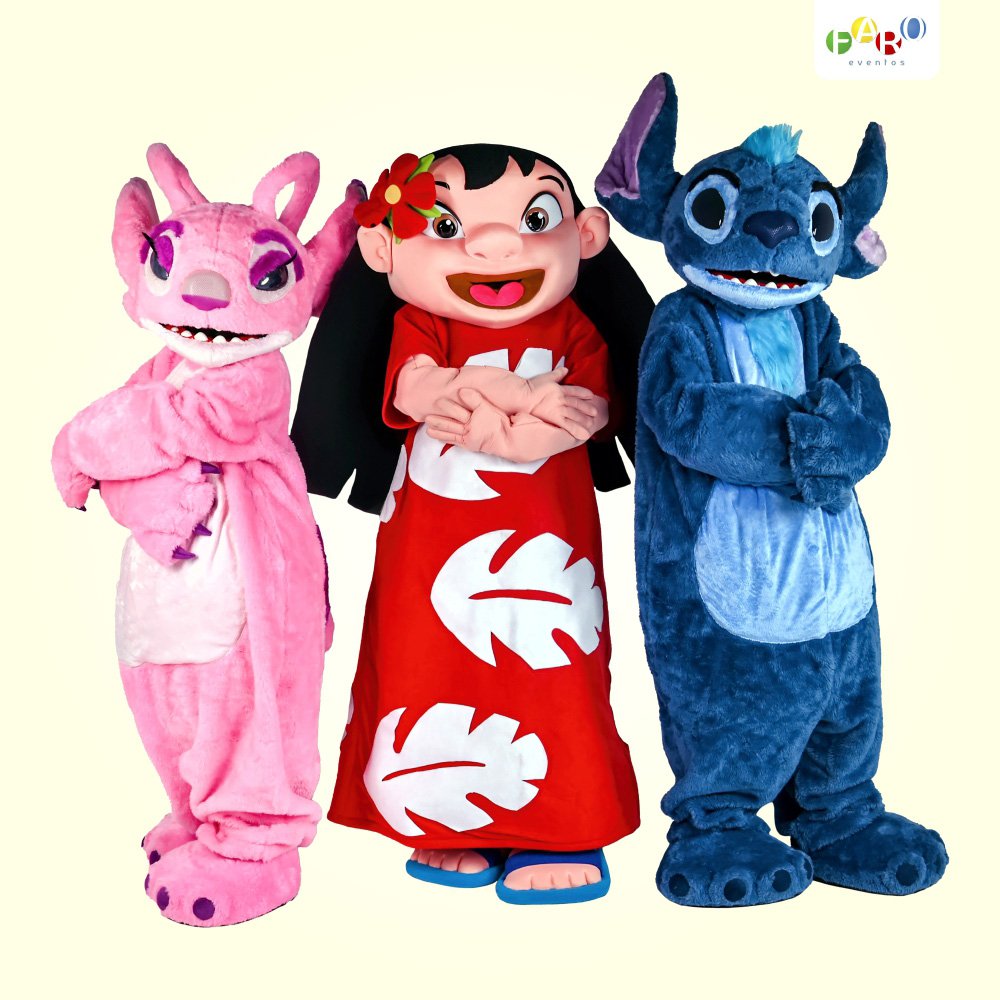 Angel, Lilo e Stitch - Personagens Temáticos - 0 - Faro Eventos