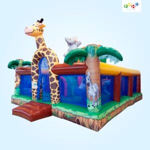 Kiddie Play Safari Inflável - Aluguel de Brinquedos - Faro Eventos