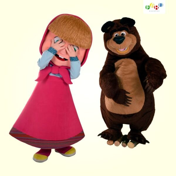 Masha e o Urso - Personagens Temáticos - Faro Eventos