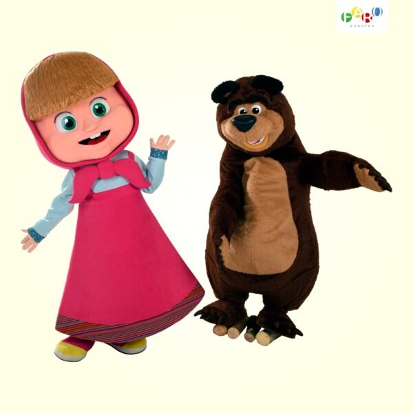 Masha e o Urso - Personagens Temáticos - Faro Eventos