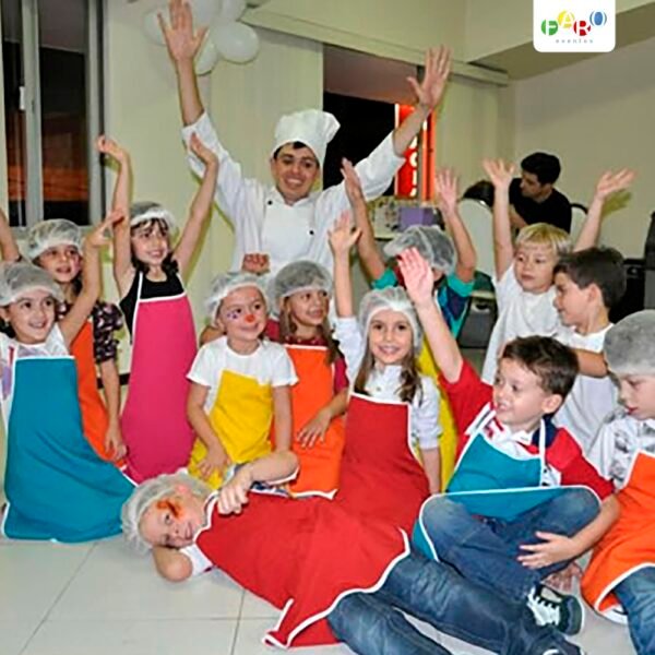 Oficina de Mini Chefs - Animação para Festas - Faro Eventos