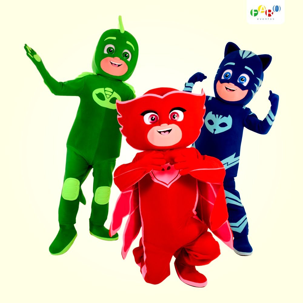 PJ Masks - Personagens Temáticos - Faro Eventos