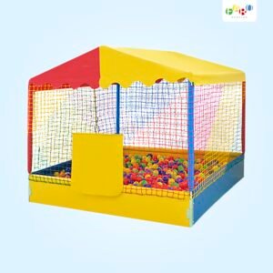 Piscina de Bolinhas Casinha Média - Aluguel de Brinquedos - Faro Eventos