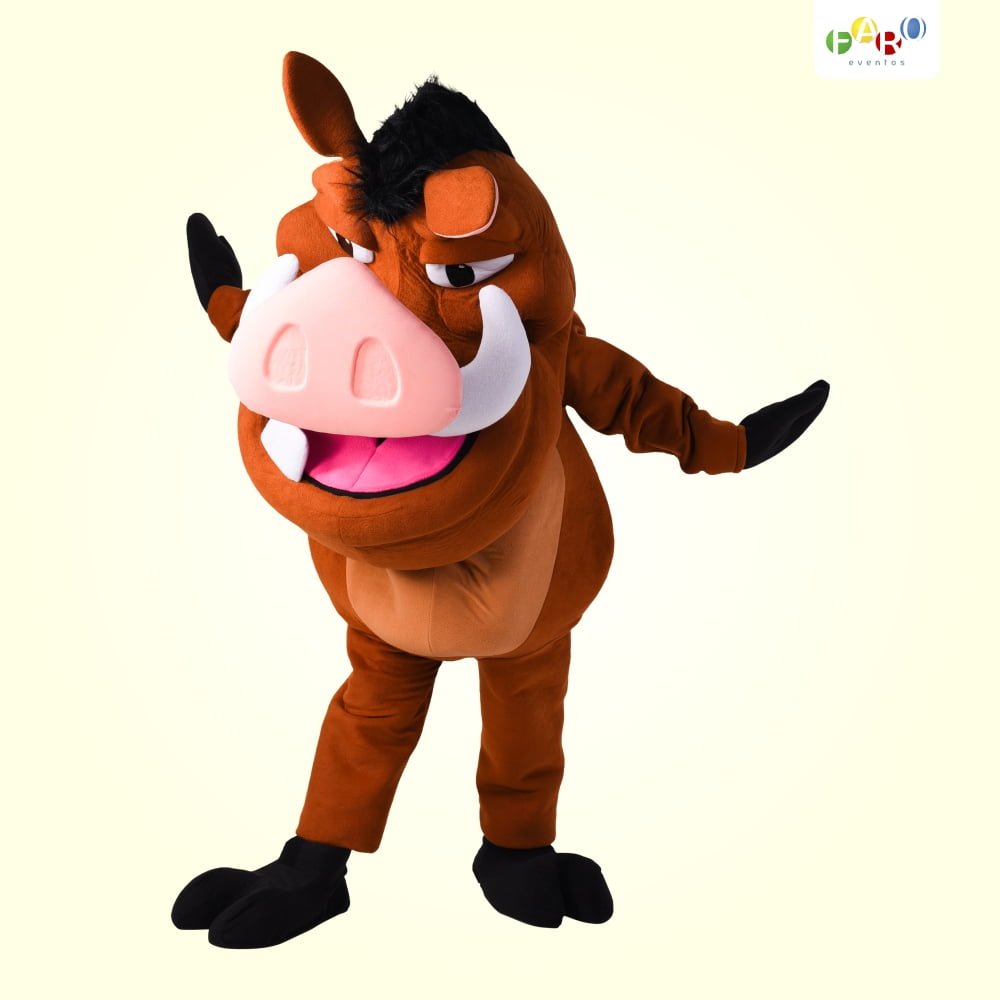 Pumba - O Rei Leão - Personagens Temáticos - Faro Eventos