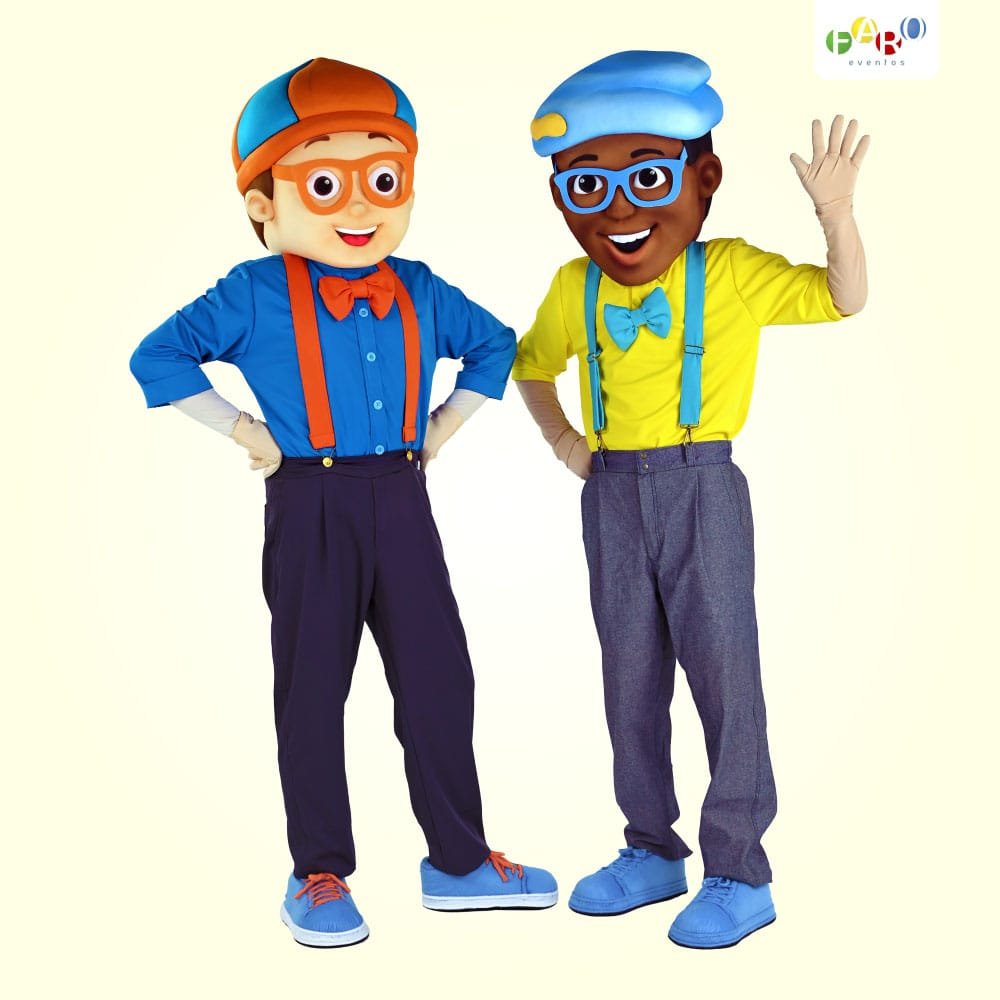 Blippi e Juca - Personagens Temáticos - Faro Eventos